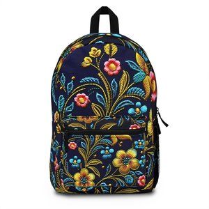 Floral Stylish modern profile backpack | Back to school | unisex bag | Gift